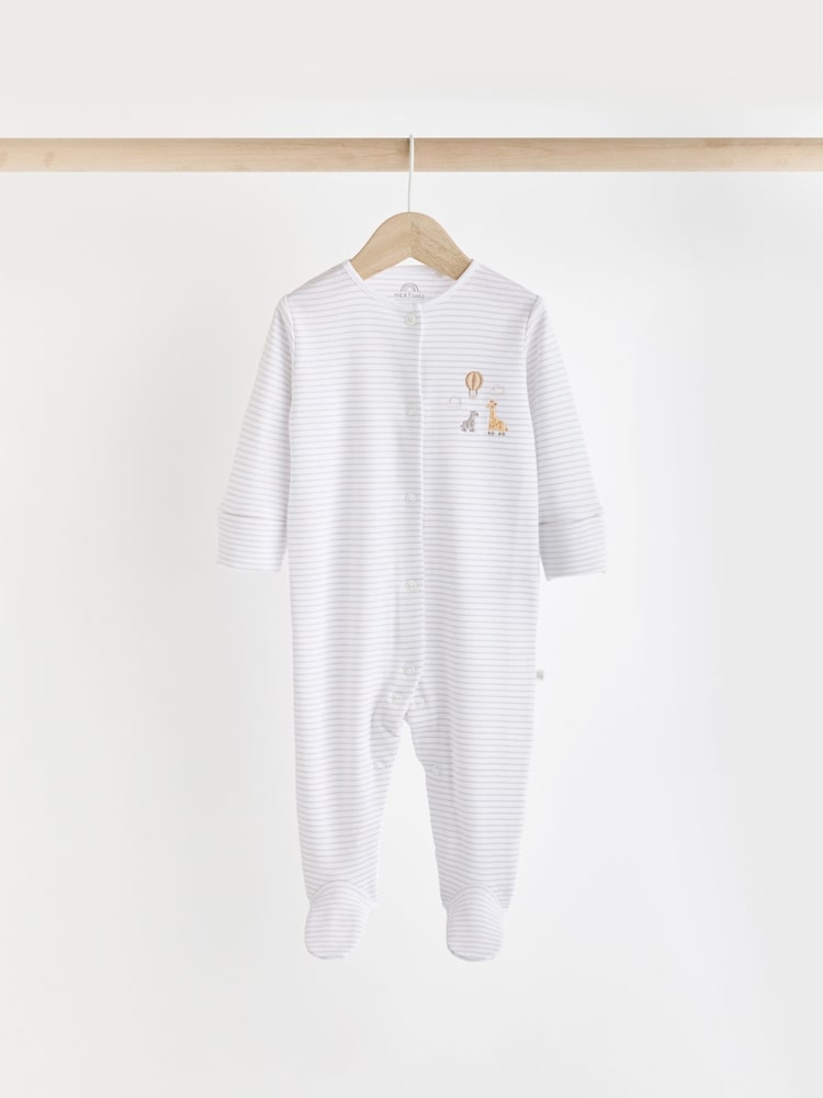White Cotton Baby 5 Piece Set (0-9mths) - Image 5 of 14