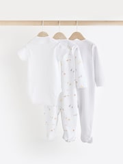 White Organic Cotton Baby 5 Piece Set (0-9mths) - Image 6 of 14