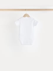 White Organic Cotton Baby 5 Piece Set (0-9mths) - Image 7 of 14
