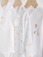 White Organic Cotton Baby 5 Piece Set (0-9mths) - Image 8 of 14