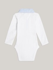 Tommy Hilfiger White Baby Ithaca Bodysuit - Image 3 of 6