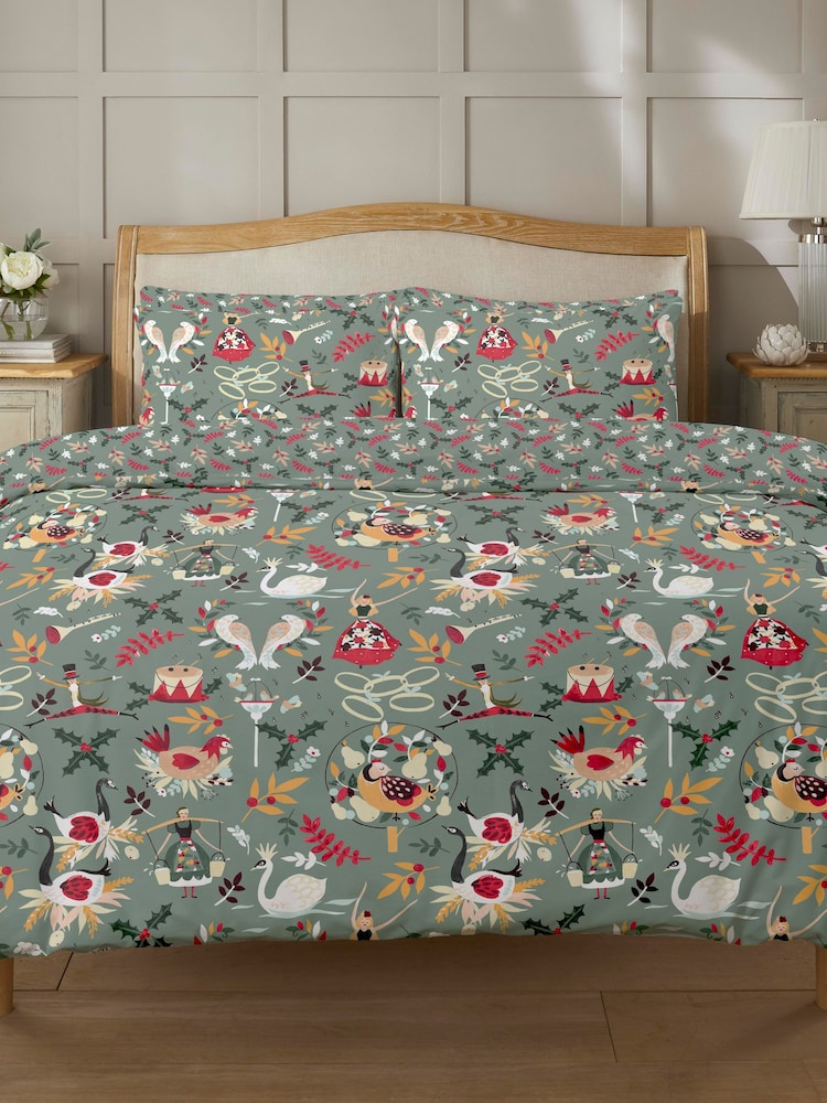 Copenhagen Home Festive Farye Christmas Duvet Set - Imagen 1 de 2