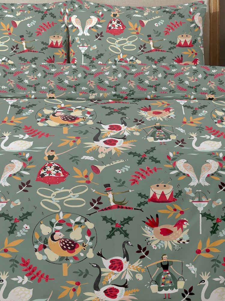 Copenhagen Home Festive Farye Christmas Duvet Set - Imagen 2 de 2