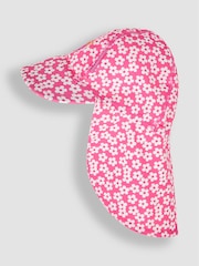 JoJo Maman Bébé Pink Peppa Pig UPF 50 Sun Protection Hat - Image 2 of 4