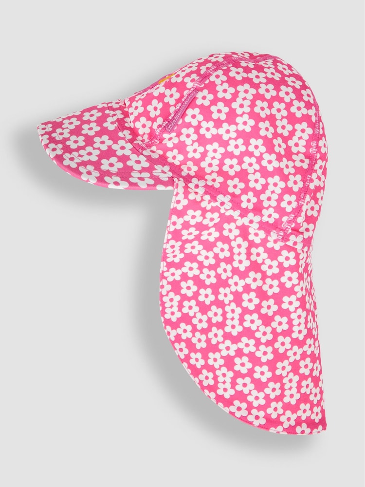 JoJo Maman Bébé Pink Peppa Pig UPF 50 Sun Protection Hat - Image 2 of 4