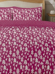 Copenhagen Home Red Winter Wonderland Berry Duvet Set - Image 2 of 2