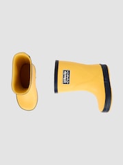 JoJo Maman Bébé Sunshine Yellow Wellies - Image 3 of 4