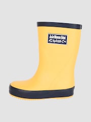 JoJo Maman Bébé Sunshine Yellow Wellies - Image 4 of 4