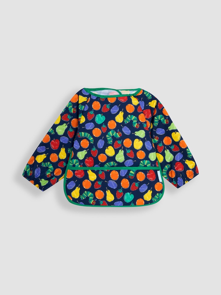 JoJo Maman Bébé Multi The Very Hungry Caterpillar Sleeved Bib - Image 1 of 3