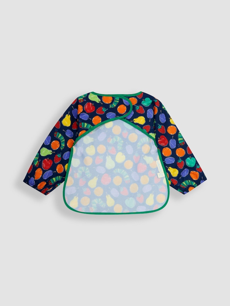 JoJo Maman Bébé Multi The Very Hungry Caterpillar Sleeved Bib - Image 2 of 3