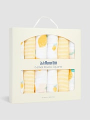 JoJo Maman Bébé 6-Pack Muslins - Image 3 of 3