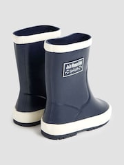 JoJo Maman Bébé Navy Blue Wellies - Image 2 of 4