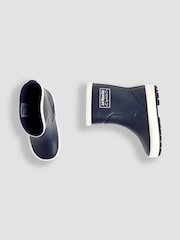 JoJo Maman Bébé Navy Blue Wellies - Image 4 of 4