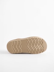 Neutral Flatform Mini Warm Lined Water Repellent Suede Pull-On Boots - Image 3 of 5