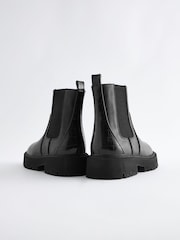 Black Chunky Chelsea Boots - Image 2 of 4