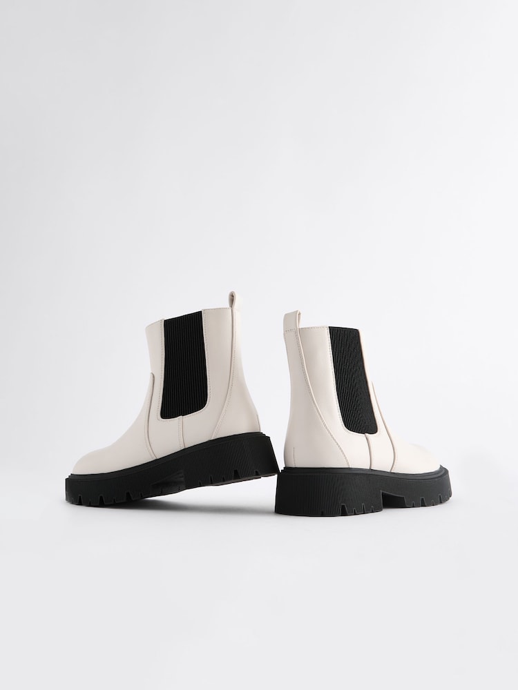 Buy White Chunky Chelsea Boots from the Next UK online shop