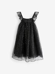 Black Sequin Tulle Party Dress (3-16yrs) - Image 5 of 7