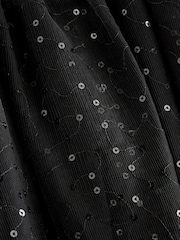 Black Sequin Tulle Party Dress (3-16yrs) - Image 7 of 7