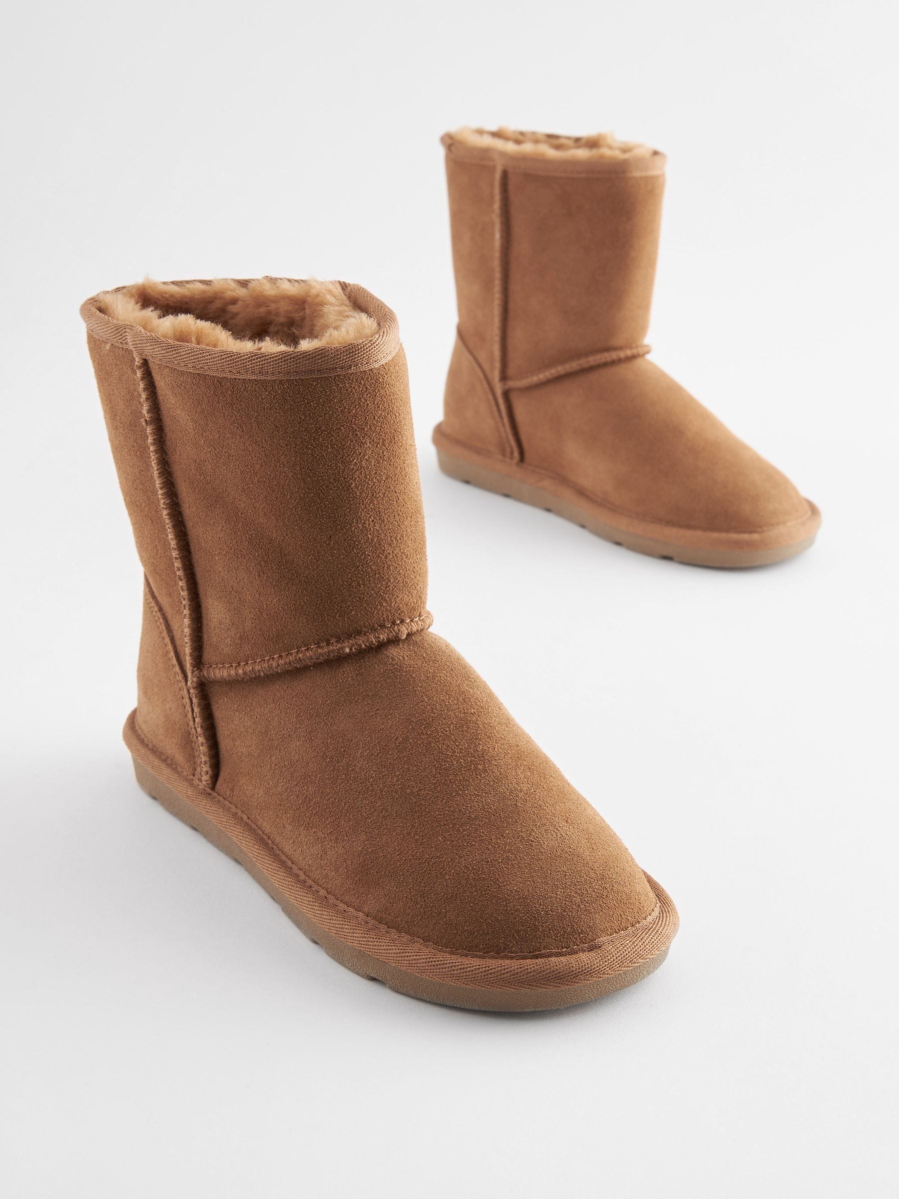 Tan boots suede top