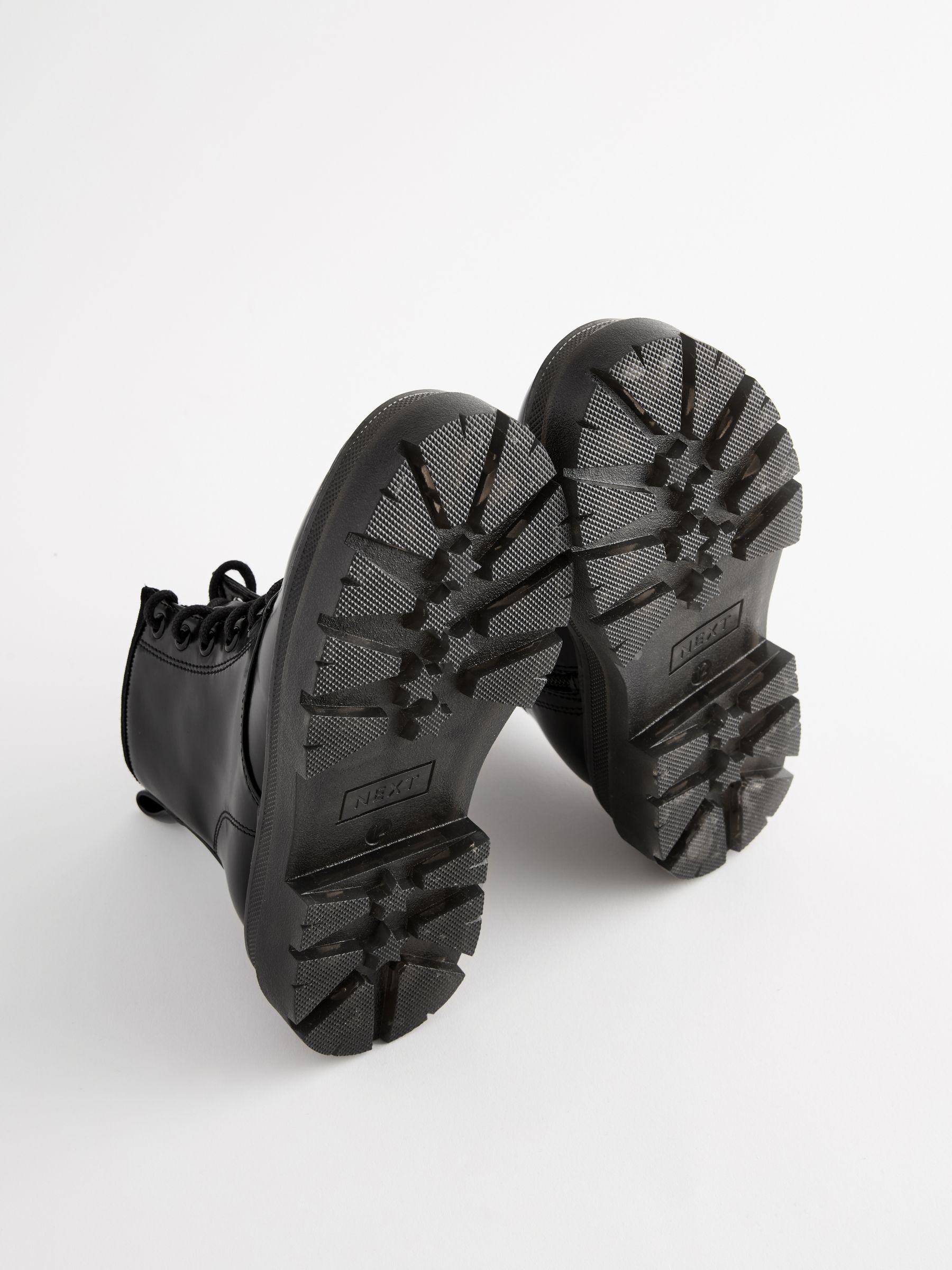 Buy Black Lace Up Chunky Ankle Boots from Next USA
