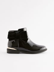 Black Bow Ankle Boots - Image 2 of 6