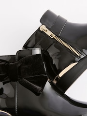 Black Bow Ankle Boots - Image 6 of 6