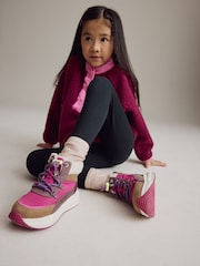 Pink/Tan Brown Hybrid Boots - Image 2 of 11