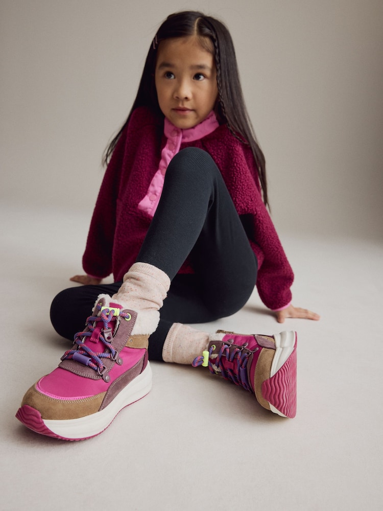 Pink/Tan Brown Hybrid Boots - Image 2 of 11