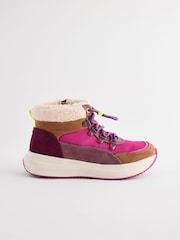 Pink/Tan Brown Hybrid Boots - Image 6 of 11