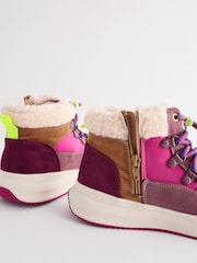 Pink/Tan Brown Hybrid Boots - Image 9 of 11