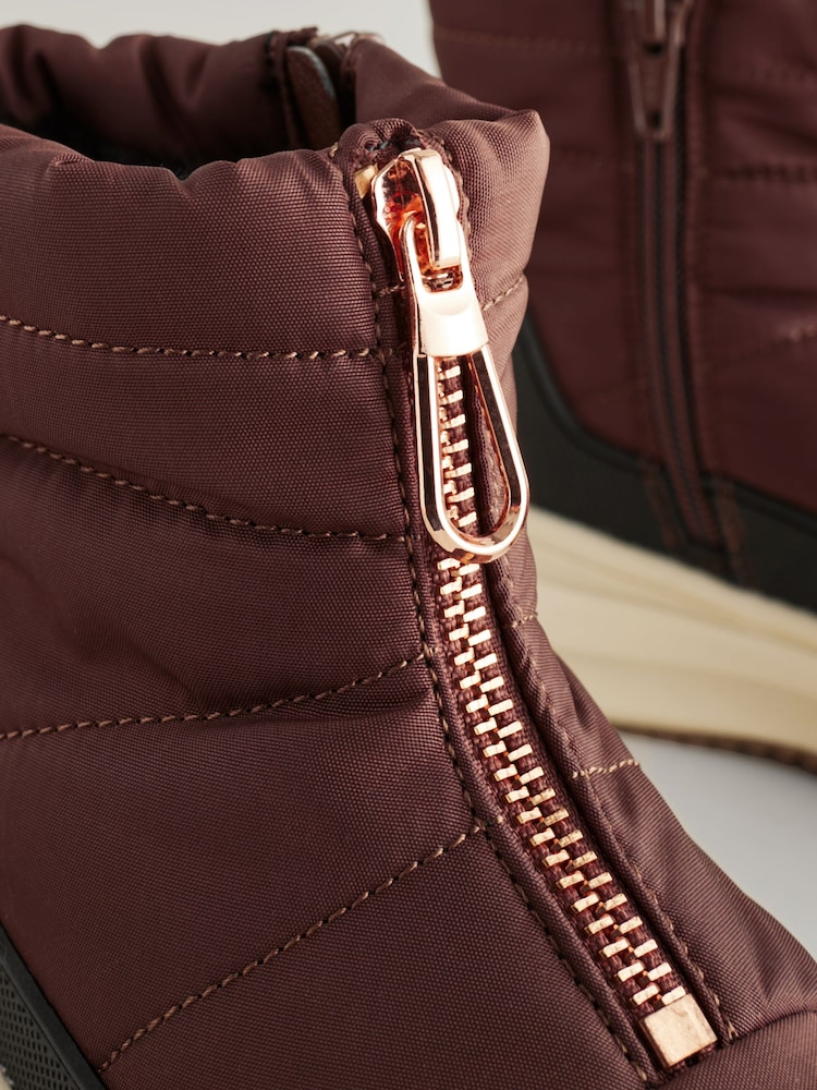 Dark Brown Hybrid Boots - Image 7 of 7