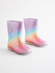 Rainbow Glitter Wellies - Image 1 of 5