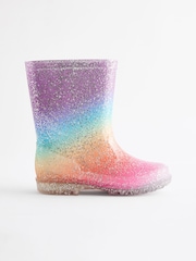 Rainbow Glitter Wellies - Image 2 of 5