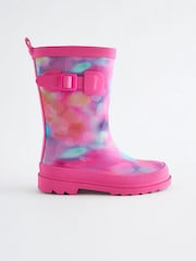 Pink Marble Buckle Wellies - Image 2 of 5