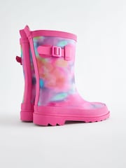 Pink Marble Buckle Wellies - Image 3 of 5
