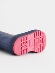 Navy Blue Cuff Wellies - Image 4 of 5