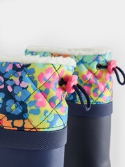 Navy Blue Cuff Wellies - Image 5 of 5
