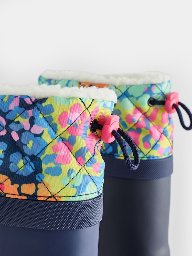 Navy Blue Cuff Wellies - Image 5 of 5