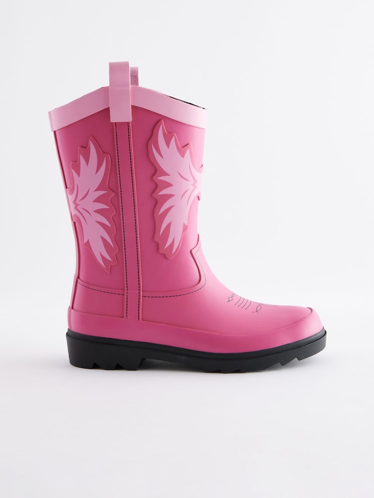 Pink Western Wellies - Image 2 of 5