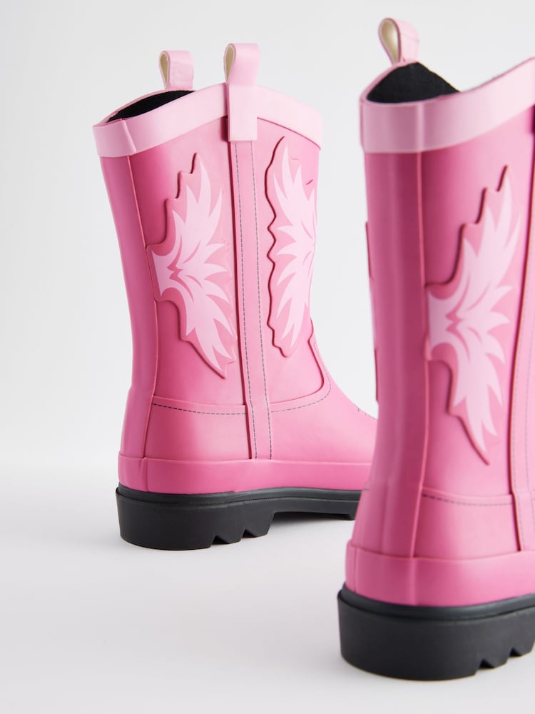 Pink Western Wellies - Image 4 of 5