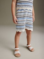 White Standard Fit (F) Cross Strap Sandals - Image 1 of 7