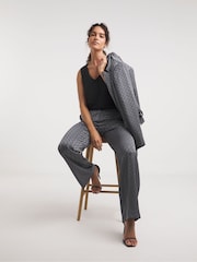 JD Williams Grey Slate Satin Blazer - Image 3 of 4