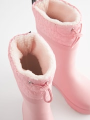 Pink Cuff Wellies - Image 3 of 5