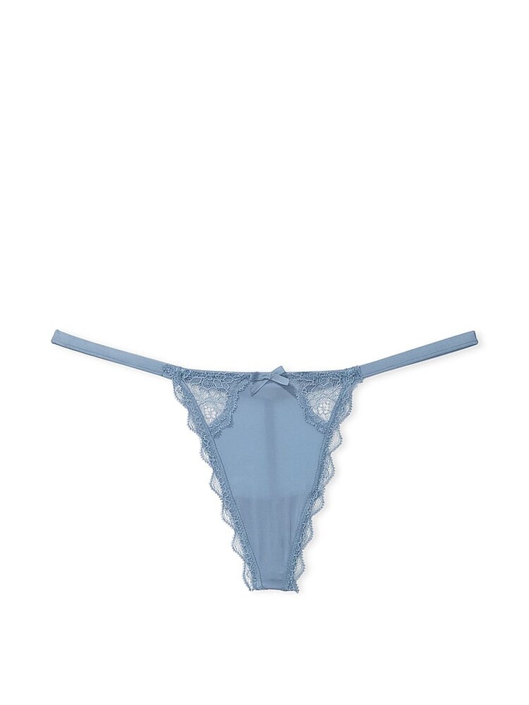 Victoria's Secret Faded Denim Blue G String Knickers - Image 3 of 3