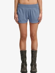 SUPERDRY Blue Athletic Essentials Waffle Retro Shorts - Image 2 of 7