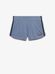SUPERDRY Blue Athletic Essentials Waffle Retro Shorts - Image 7 of 7