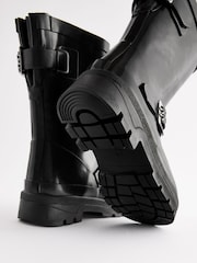 Black Biker Wellies - Image 6 of 6