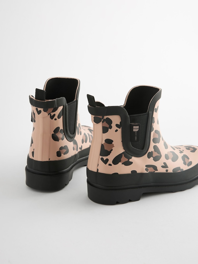 Animal Print Chelsea Wellies - Image 3 of 5