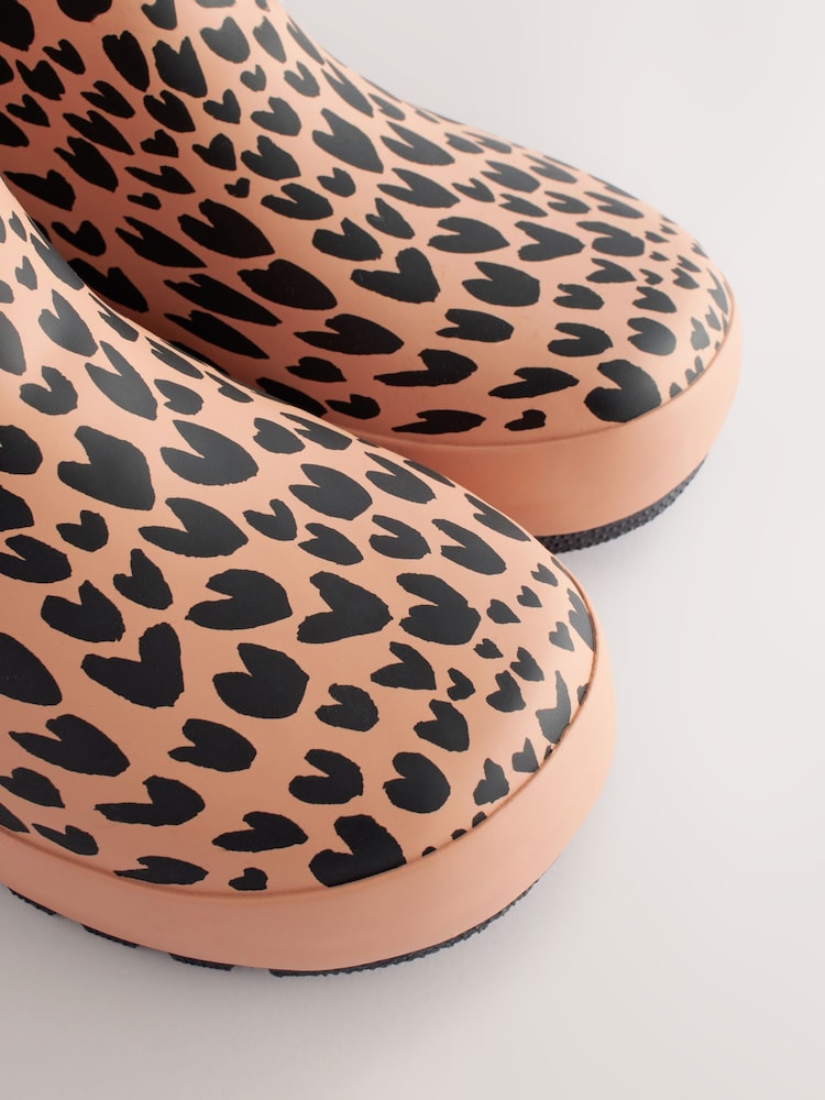 Buy Brown Animal Print Cuff Wellies from the Next UK online shop