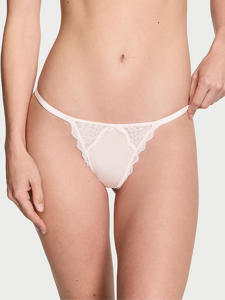 Victoria's Secret Coconut White G String Knickers - Image 1 of 3